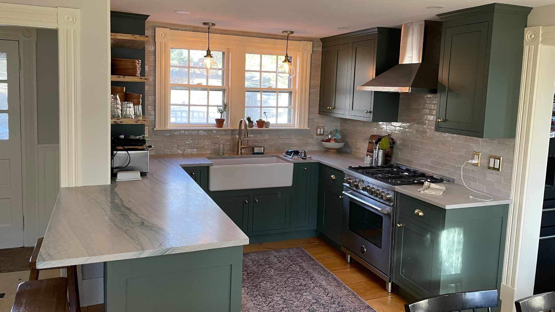 Newfields historic kitchen, Newfields, New Hampshire