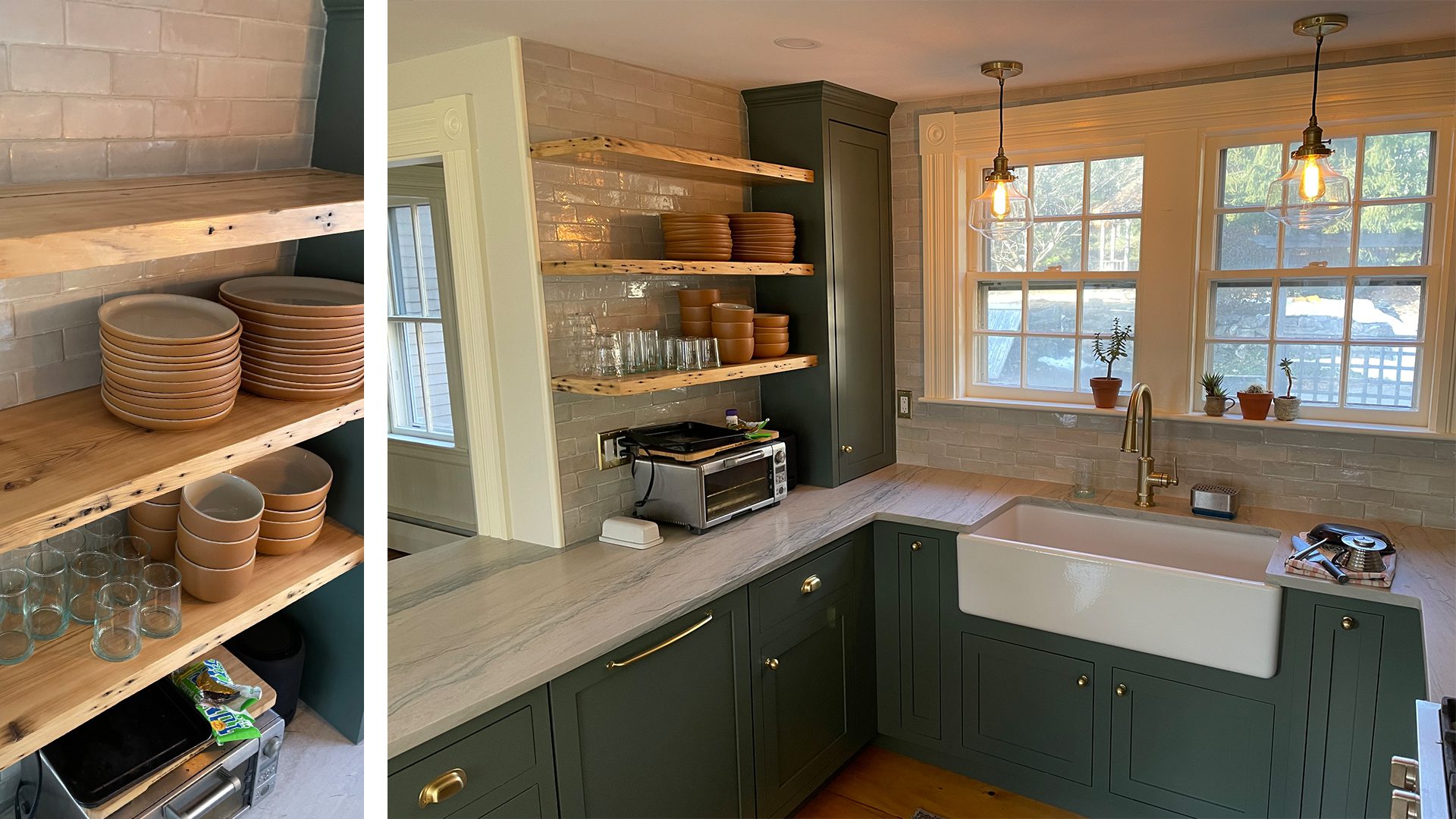 Newfields historic kitchen, Newfields, New Hampshire
