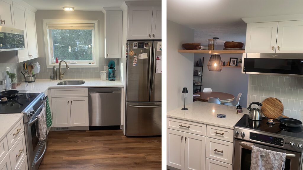 Rochester condominium kitchen, Rochester, New Hampshire