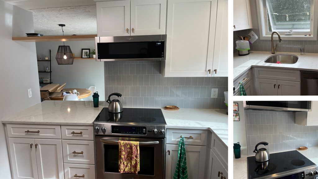 Rochester condominium kitchen, Rochester, New Hampshire